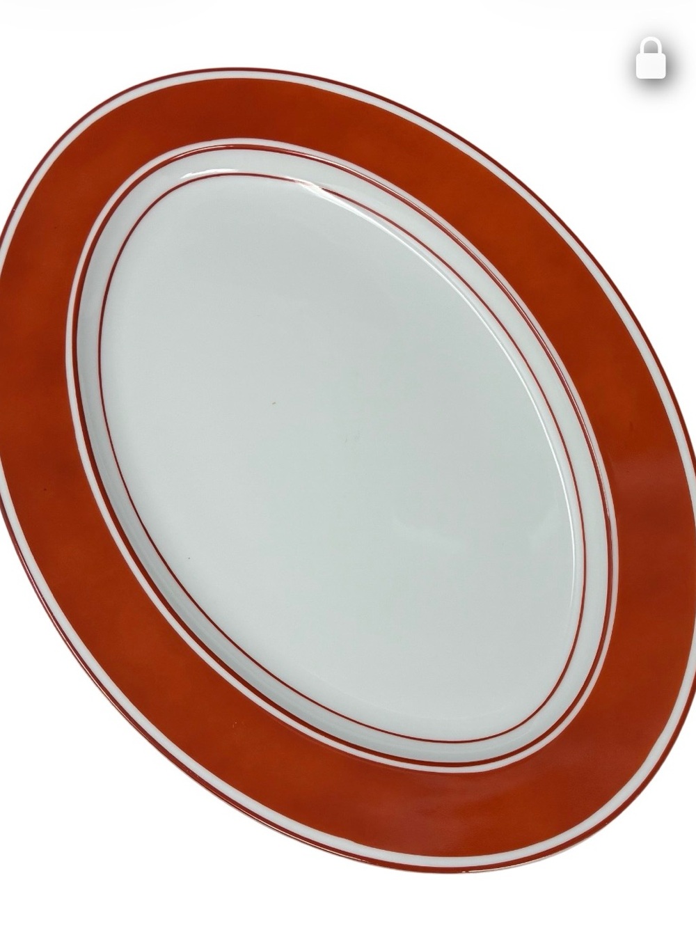 Fitz & Floyd Rondelet Terra Cotta 14”Oval Serving Platter 19 80’s Discontinued